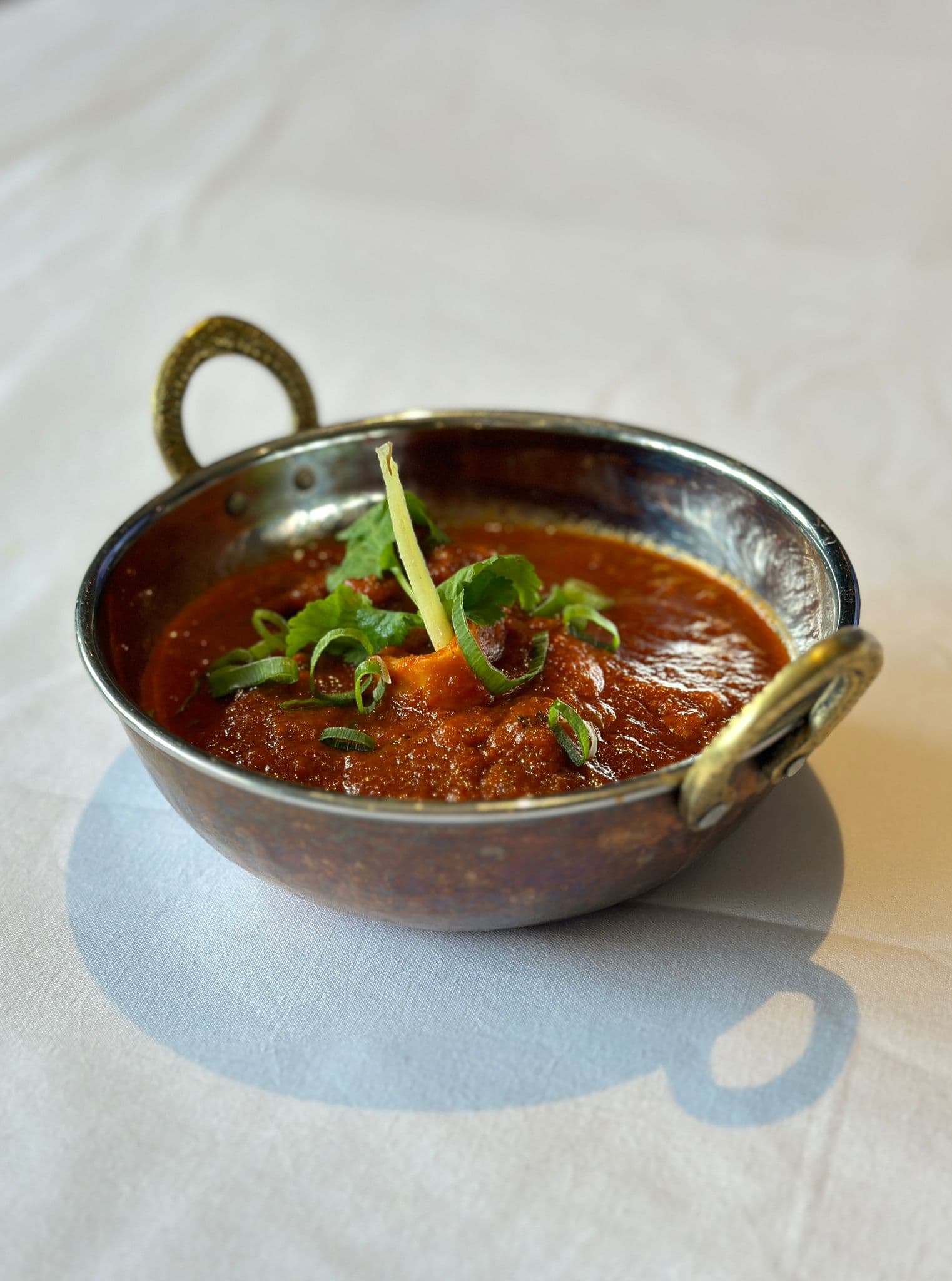 Khasi Ko Masu (Goat Curry) - authentic Nepalese cuisine at The Old Crown Girton Cambridge